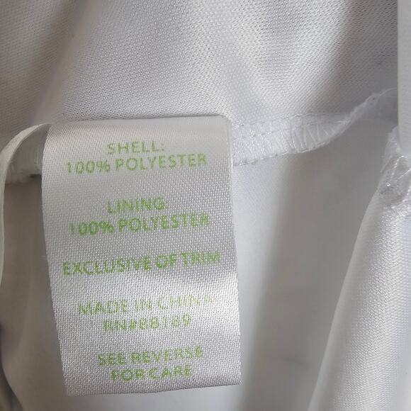 Lilly Pulitzer Marquette Shift Dress White Lace Tassel Hem Resort Timeless Sz M - Picture 8 of 10